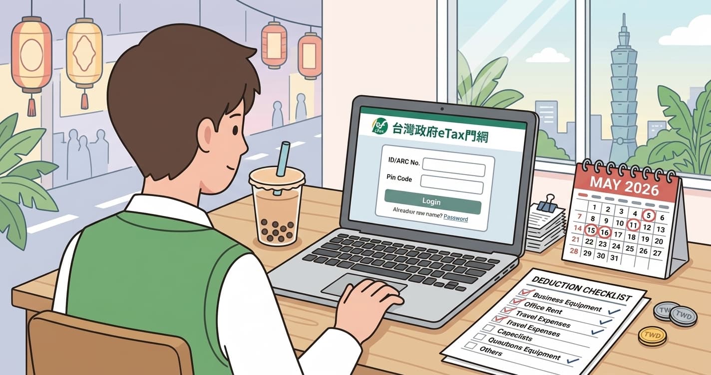 Guia Completo de Declaração de Impostos em Taiwan para Freelancers e PMEs 2026