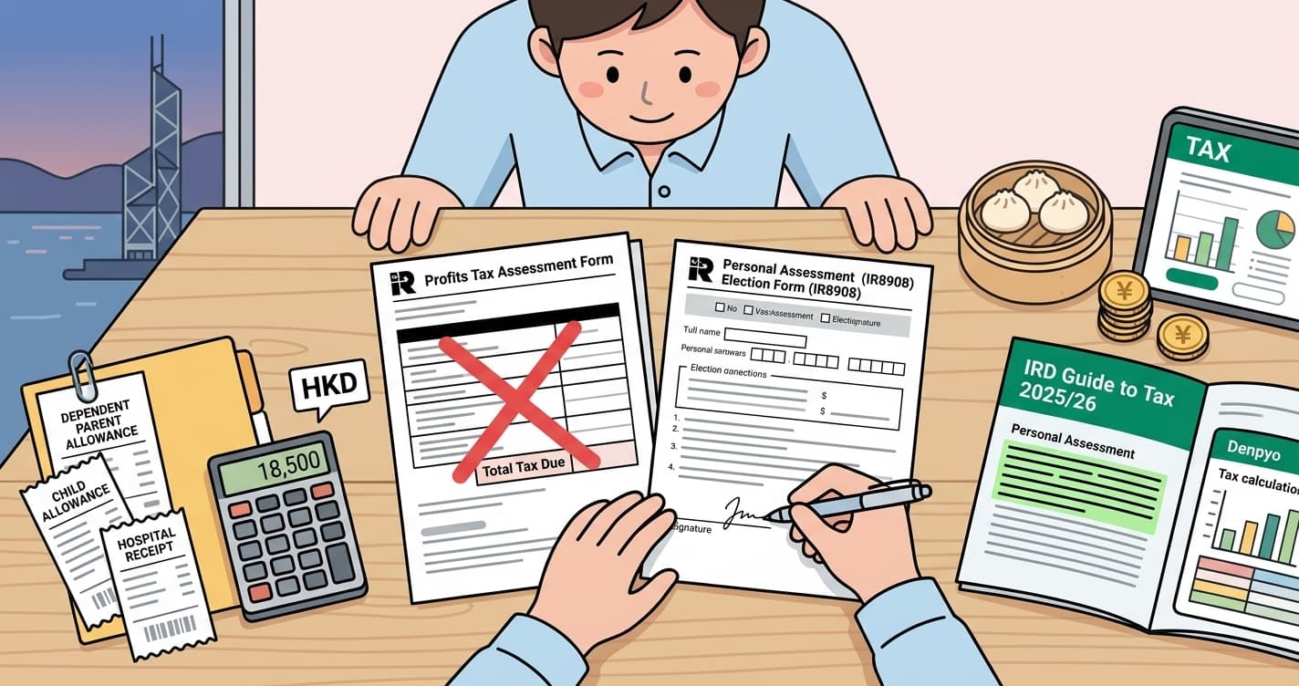 Abatimentos Pessoais em Hong Kong 2025/26: Como Freelancers Reduzem o Imposto