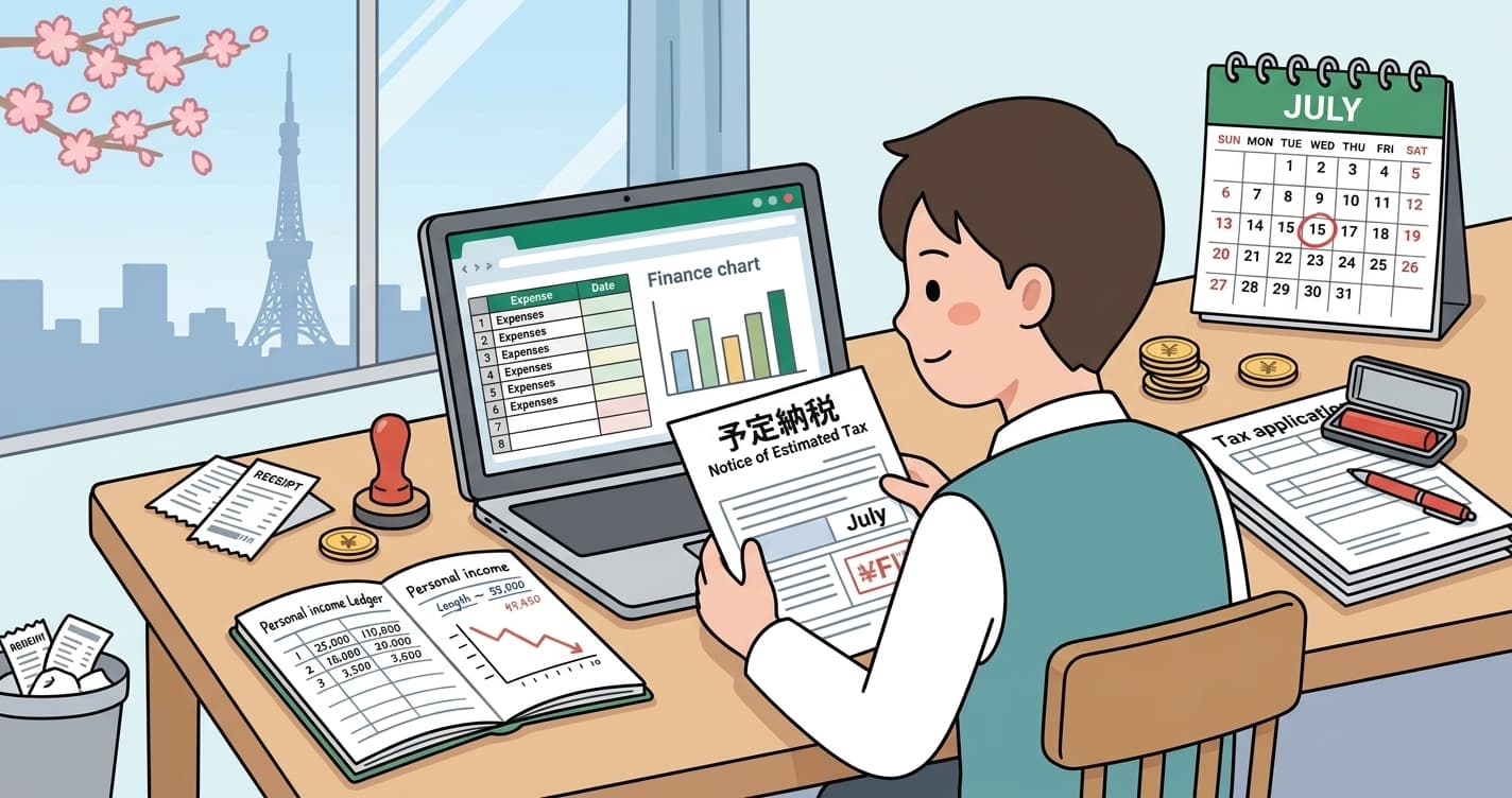 Reduzir Imposto Estimado no Japão 2026: Prazo de 15 de Julho para Freelancers