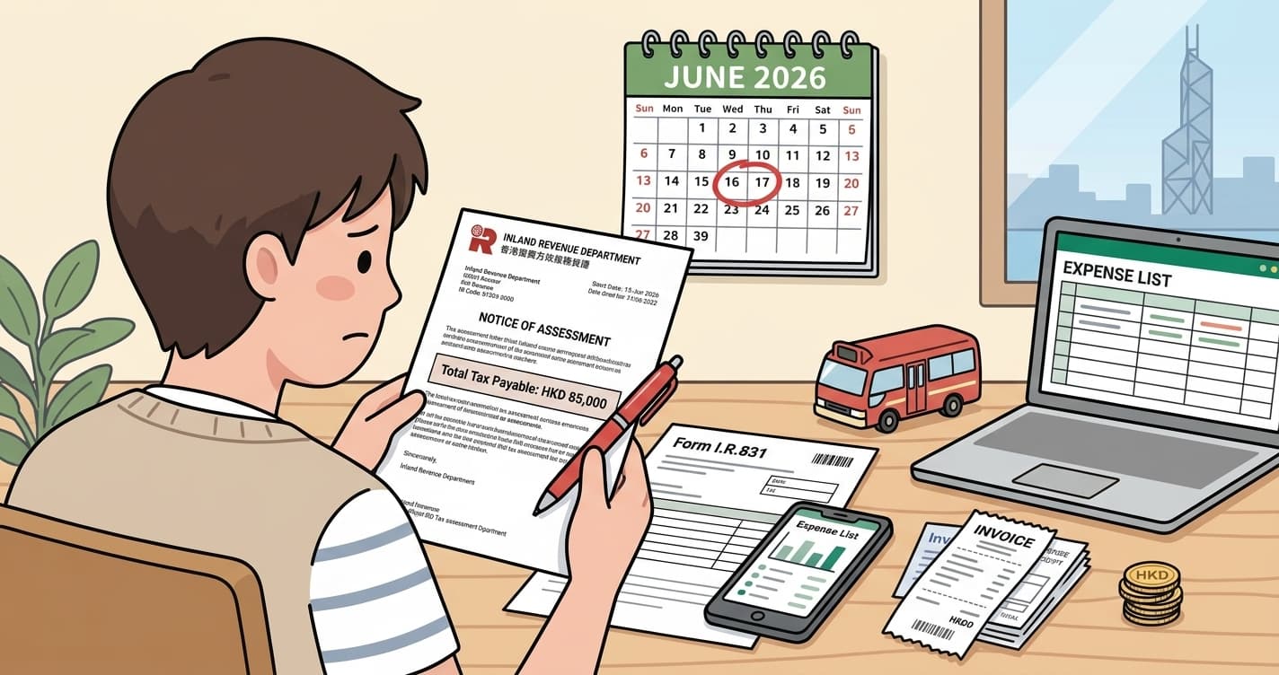 香港の課税処分に異議を申し立てる方法2026：1か月の期限に注意